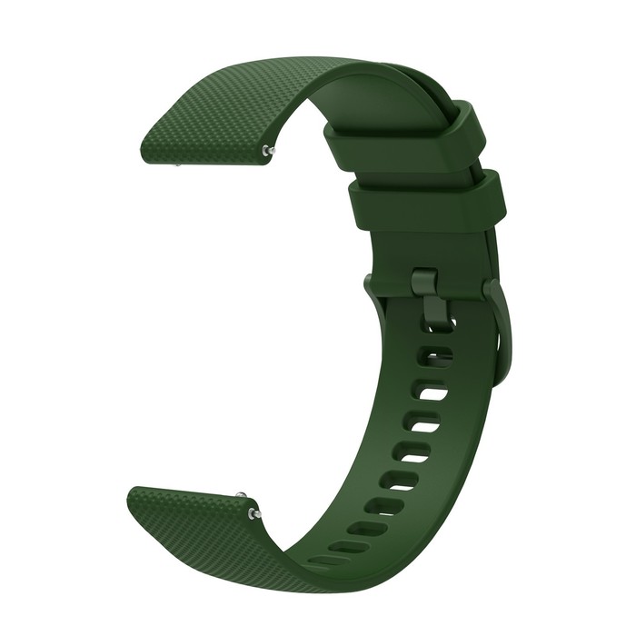Ремешок для часов, 22 мм, силикон, зеленый ремешок для часов из фторо резины 20 мм 22 мм зеленый спортивный ремешок для часов мужской быстросъемный ремешок для часов huawei gt casio citizen seiko