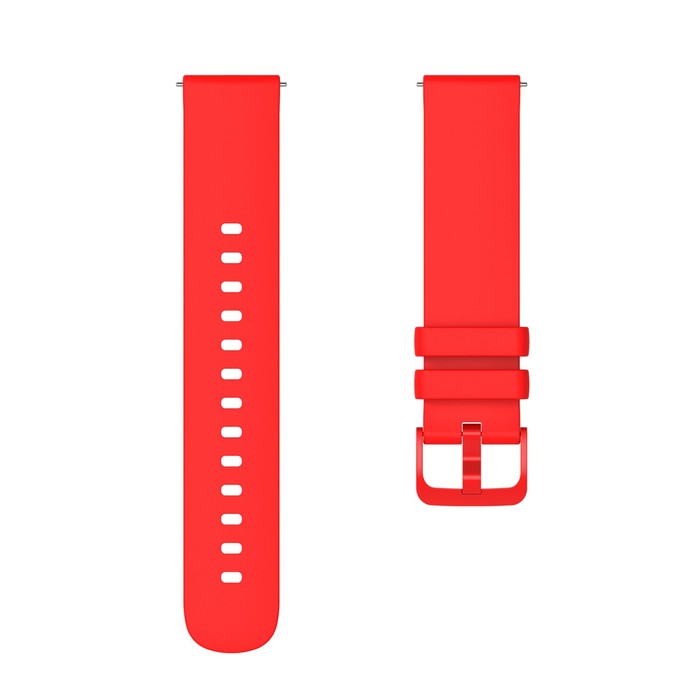 Ремешок для часов, 20 мм, силикон, красный нейлоновый ремешок nato для perlon тканая группа часов высококачественный модный ремешок для часов 20 мм 22 мм черный красный сменный ремешок для