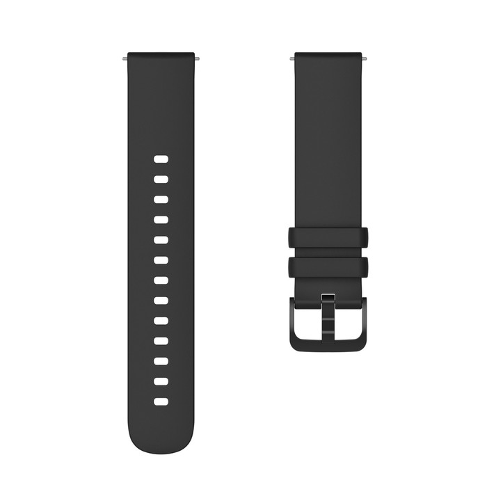 Ремешок для часов, 22 мм, силикон, черный силиконовый ремешок для мужских часов 20 мм 22 мм 18 мм черный ремешок в подарок для парня модный повседневный ремешок для часов браслет