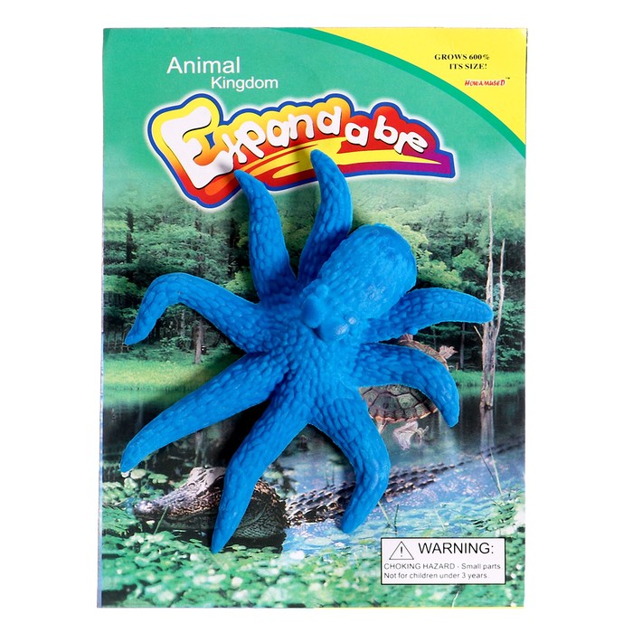 Растущие игрушки «Морские обитатели» МИКС, 11 × 11 × 15 см растущие игрушки морские обитатели