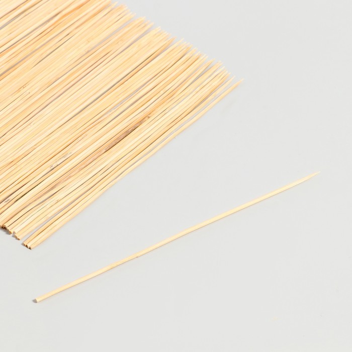 Набор деревянных палочек для декора 100 шт 1х9х20 см фотографии