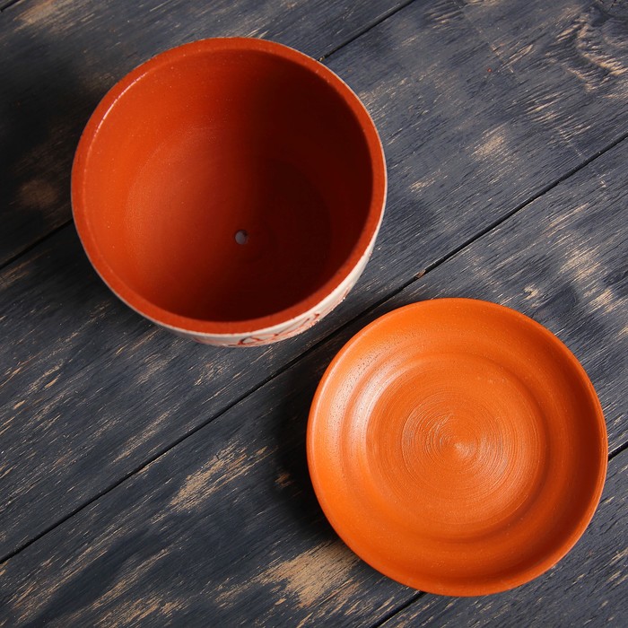 Набор кашпо 4 шт. "Подсолнух" 4 л/ 3 л/ 2 л/ 1 л