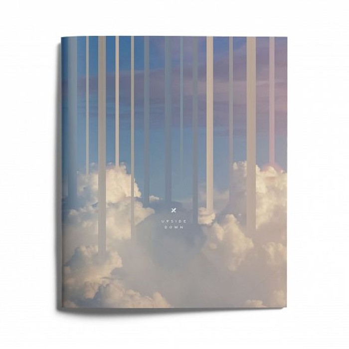 

Тетрадь 48 листов в клетку LOREX "HANGING CLOUDS", обложка мелованный картон, soft-touch, запечатка форзаца, блок офсет, МИКС