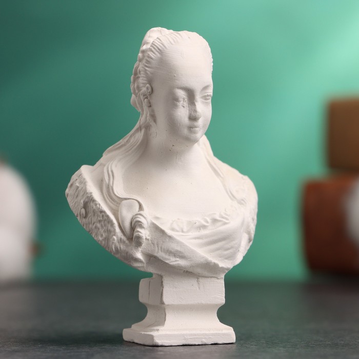 Бюст Императрица Елизавета белый скульптура бронзовая бюст елизавета большой ск шопен