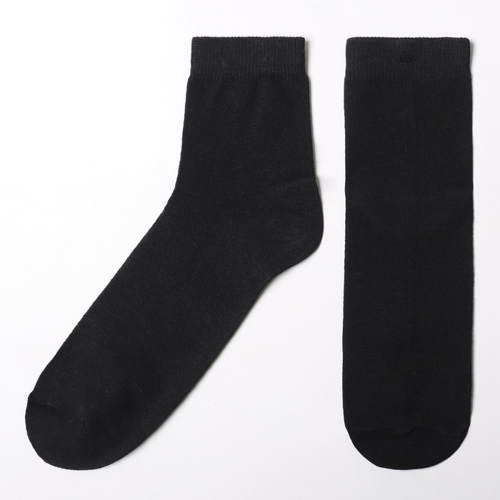 Носки женские, цвет черный, размер 25-27