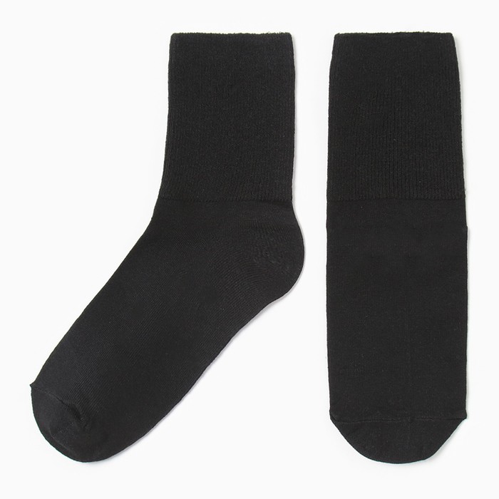 Носки мужские, цвет черный, размер 27-29