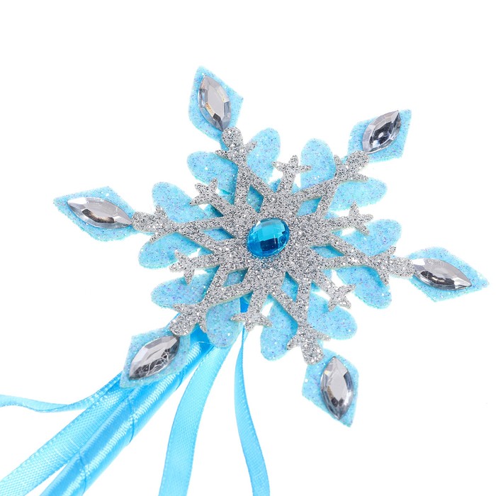 фото Карнавальный набор "зимняя принцесса", 2 предмета: ободок, жезл