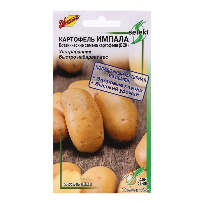 Семена Картофель Импала, 25 шт семена картофель фермер