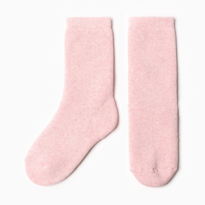 Носки детские махровые KAFTAN р-р 18-20 см, розовый меланж носки детские махровые kaftan р р 18 20 см розовый меланж