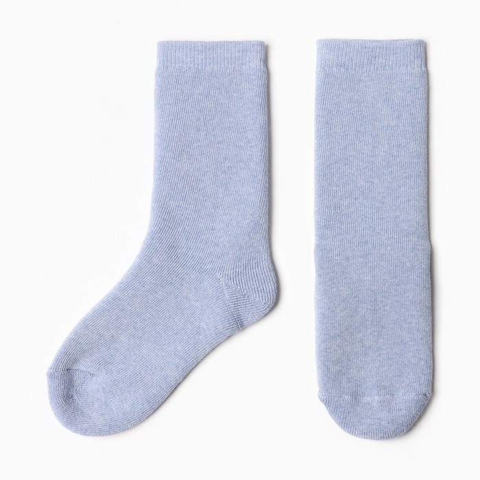 Носки детские махровые KAFTAN р-р 16-18 см, голубой меланж носки детские махровые kaftan р р 16 18 см розовый меланж