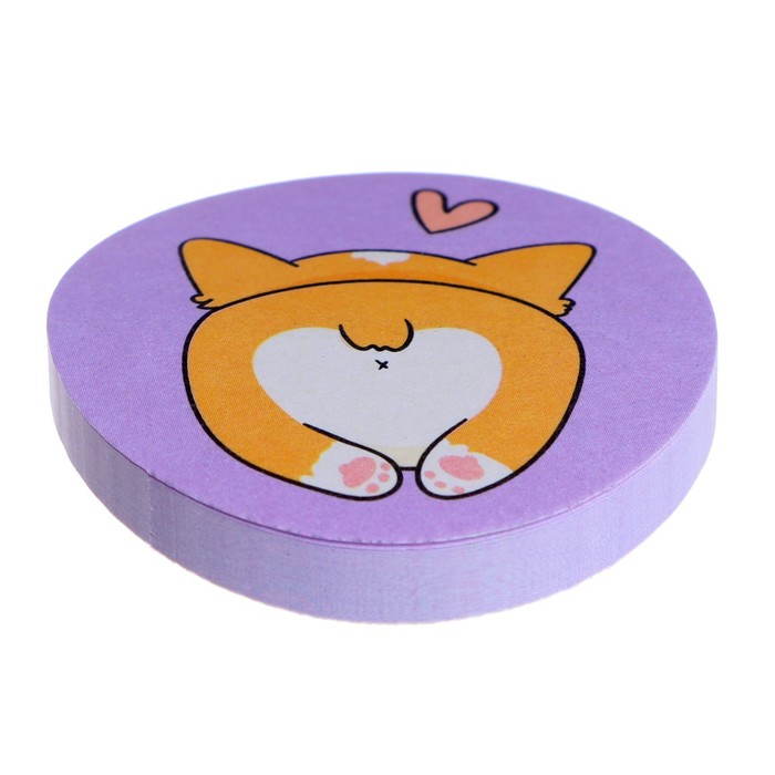 

Блок с липким краем фигурный 45*45 deVENTE. 100% Cute 50л 80г/м, микс*5 видов 2010121