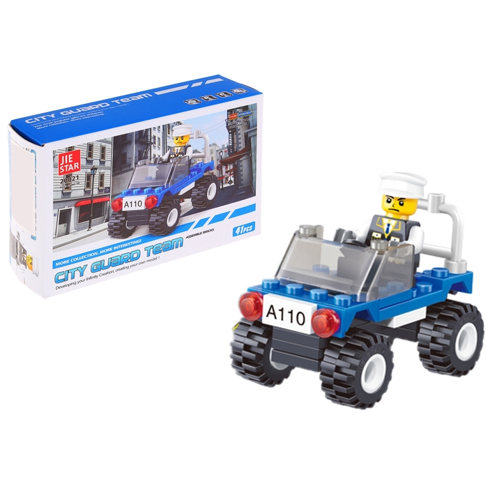 Конструктор «Полицейский патруль», 41 деталь