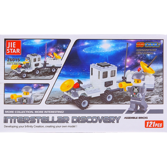 Конструктор «Луноход», 121 деталь