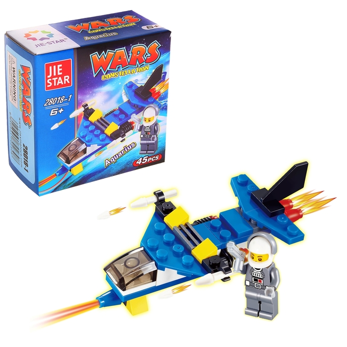 Конструктор «Космос», 3 в 1, 38-51 деталей, МИКС