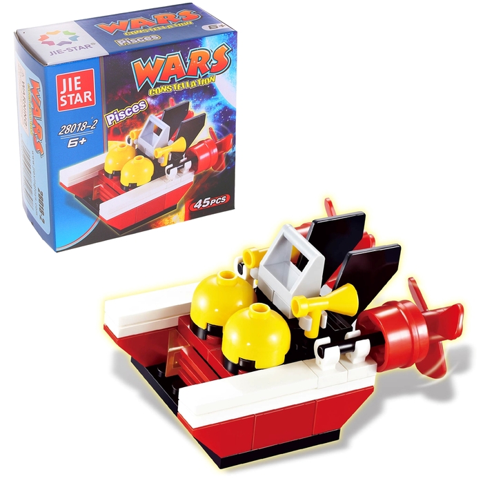 Конструктор «Космос», 3 в 1, 38-51 деталей, МИКС