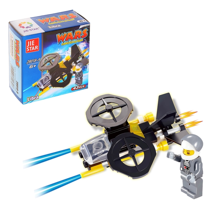 Конструктор «Космос», 3 в 1, 38-51 деталей, МИКС