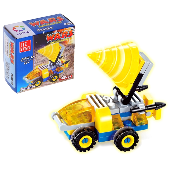 Конструктор «Космос», 3 в 1, 38-51 деталей, МИКС