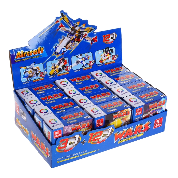 Конструктор «Космос», 3 в 1, 38-51 деталей, МИКС