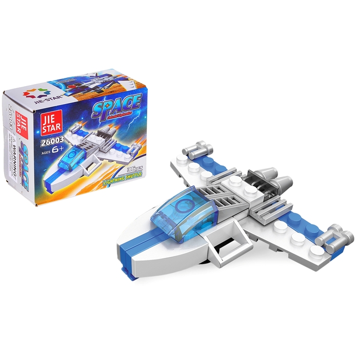 Конструктор «Молниеносный шаттл», 36 деталей