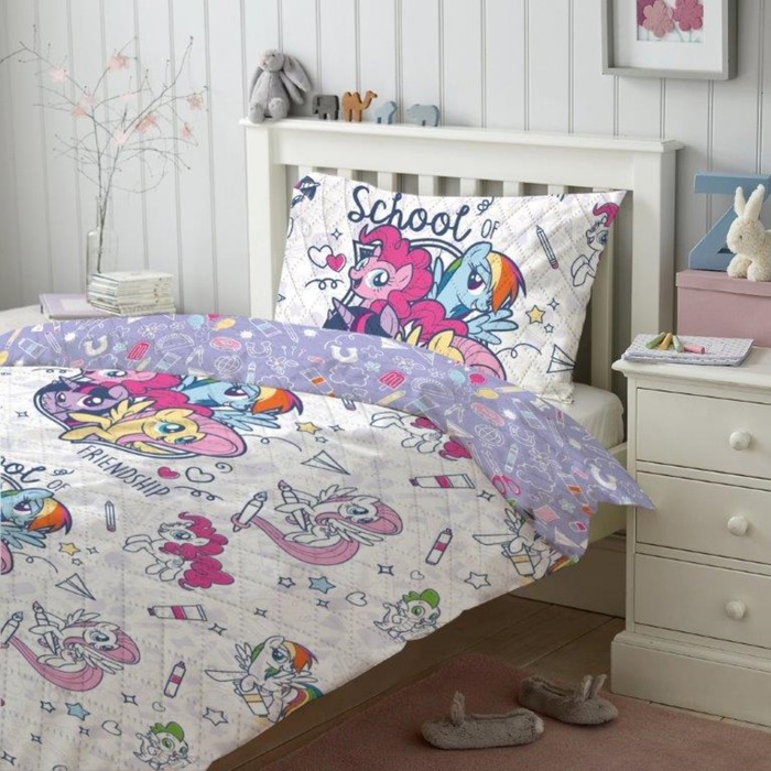 

Покрывало детское стёганное MLP School New, размер 145x200 см