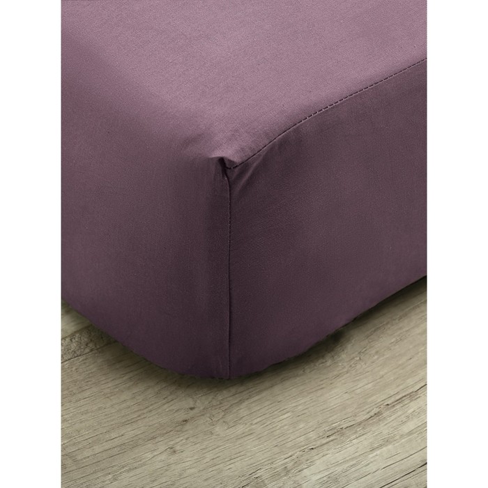 

Простыня на резинке по периметру Mona Liza LAB Berry, размер 180x200x25 см