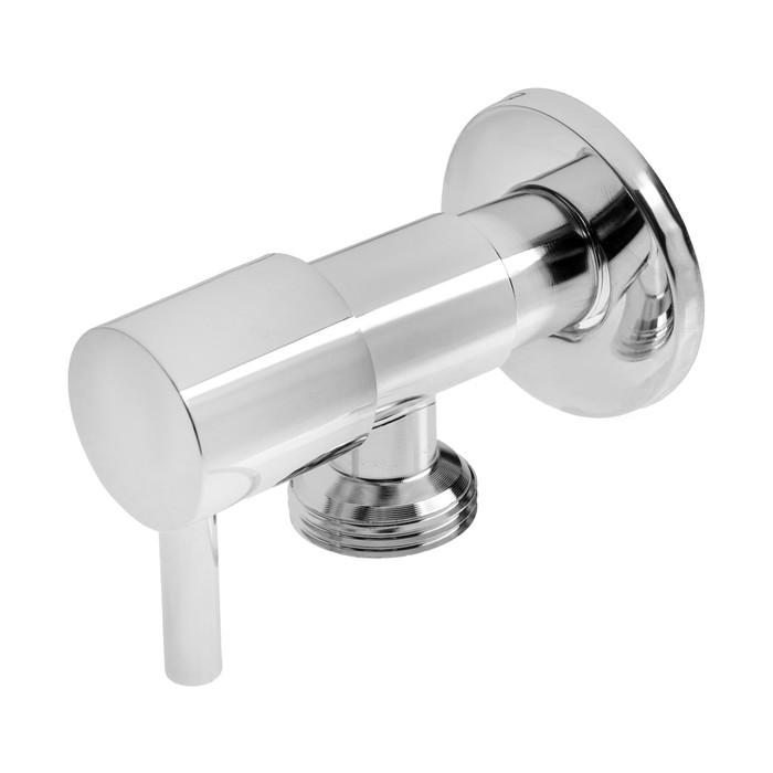 

Кран угловой ZEIN engr, 1/2" х 3/4", кран-букса латунь, нержавеющая сталь, хром