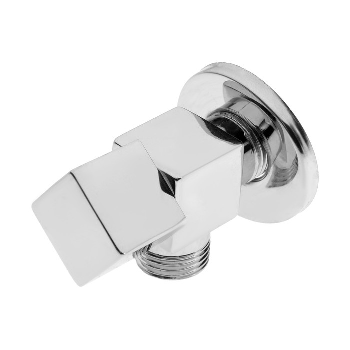 

Кран угловой ZEIN engr, 1/2" х 1/2", квадратный, кран-букса латунь, цинк, хром