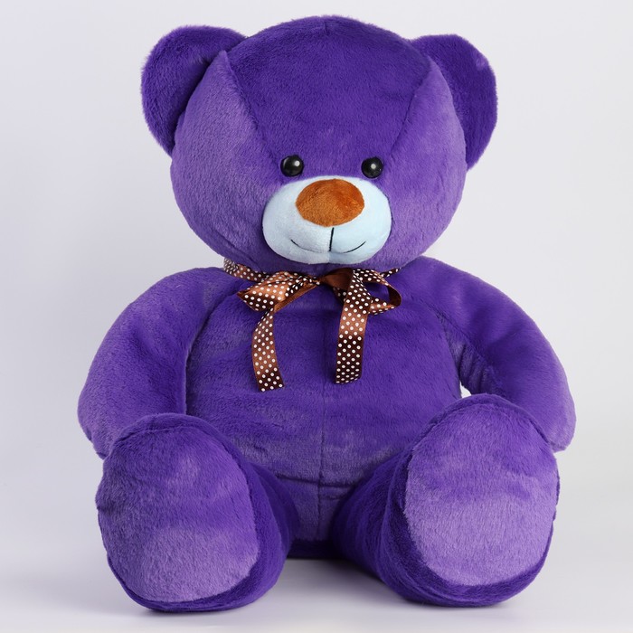 Мягкая игрушка Мишка, цвет фиолетовый мягкая игрушка фиолетовый мишка