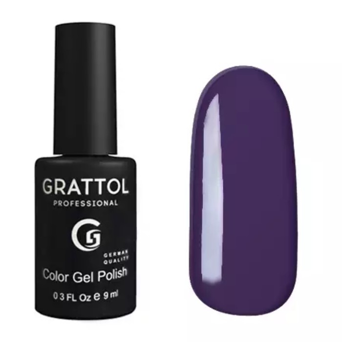 фото Гель-лак grattol color gel polish, №010 eggplant, 9 мл