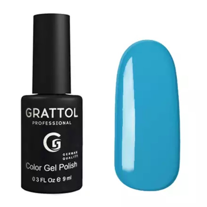 

Гель-лак Grattol Color Gel Polish, №014 Sky Blue, 9 мл