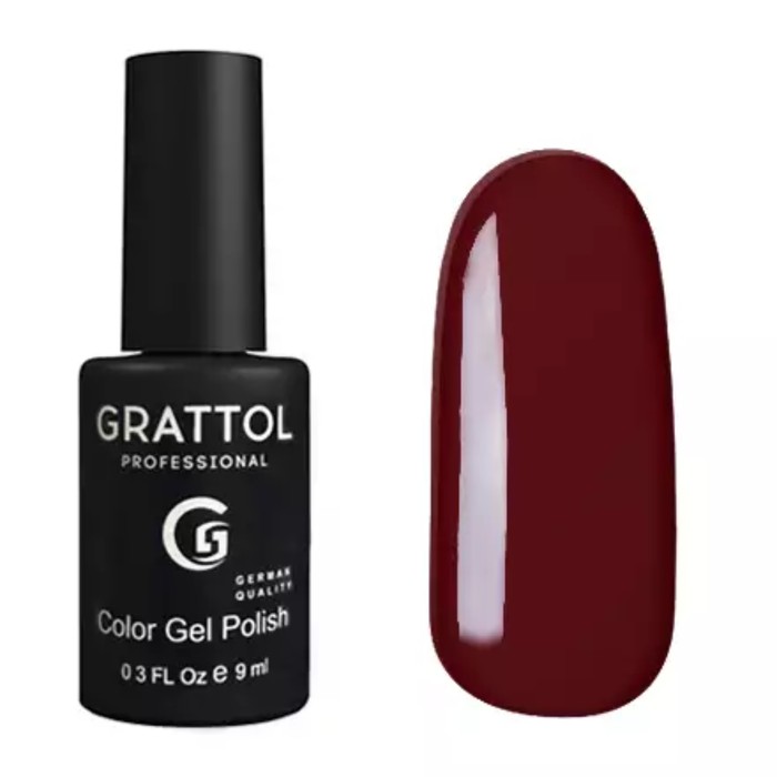 Гель-лак Grattol Color Gel Polish, №023 Red Brown, 9 мл