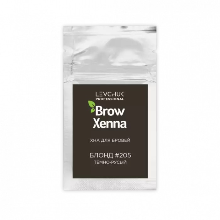 

Хна Brow Henna «Блонд», №205 тёмно-русый, саше, 6 гр