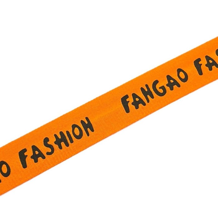 тесьма fango fashion ширина 2 5 см цвет красный Тесьма Fango fashion, ширина 2,5 см, цвет оранжевый