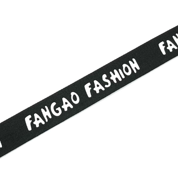 тесьма fango fashion ширина 2 5 см цвет красный Тесьма Fango fashion, ширина 2,5 см, цвет чёрный