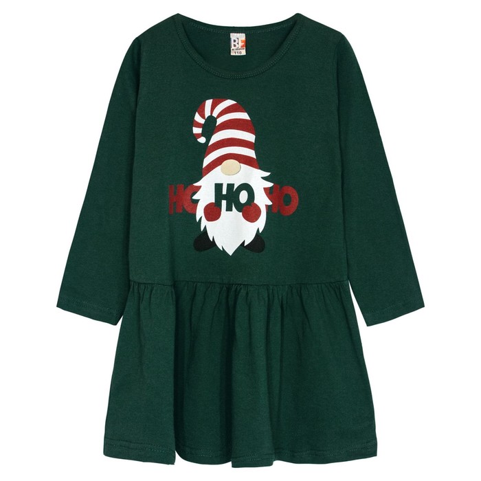 

Платье для девочки, рост 128 см, цвет зелёный