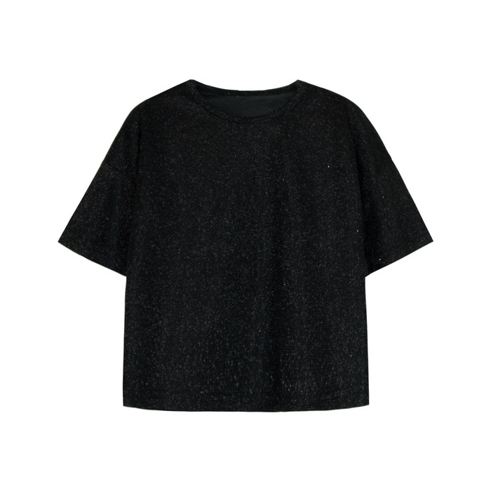 

Футболка для девочки, рост 116 см, цвет чёрный