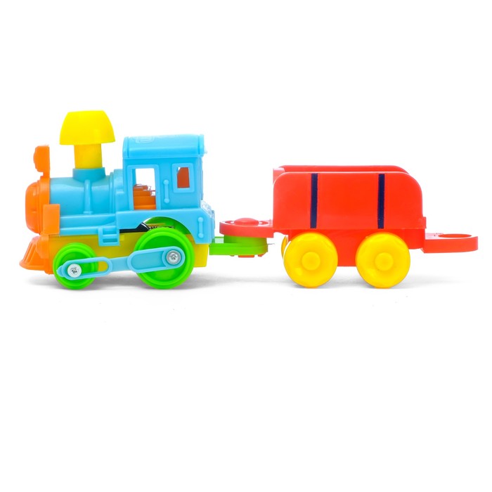 Паровоз инерционный "Весёлое путешествие", цвета МИКС