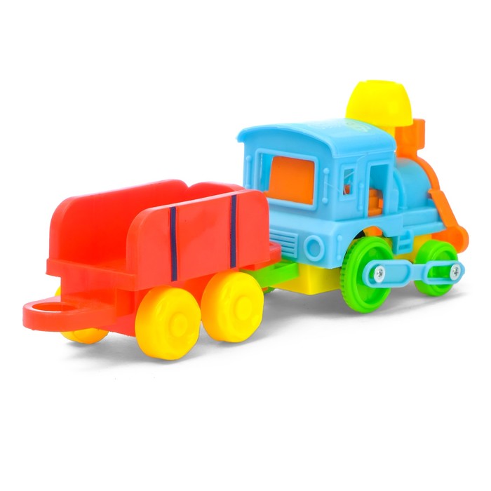 Паровоз инерционный "Весёлое путешествие", цвета МИКС