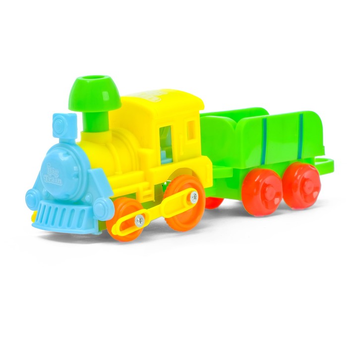 Паровоз инерционный "Весёлое путешествие", цвета МИКС