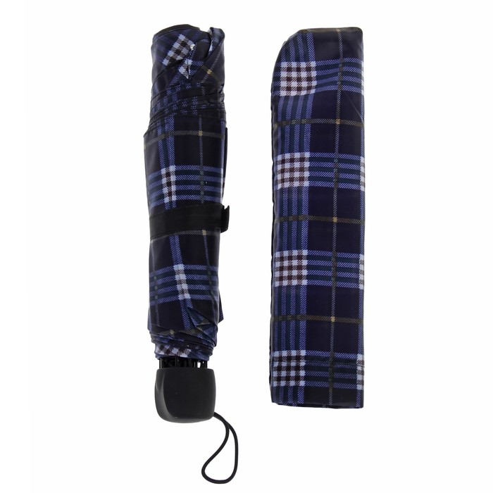 Зонт механический "Квадраты", R=50см, цвет МИКС