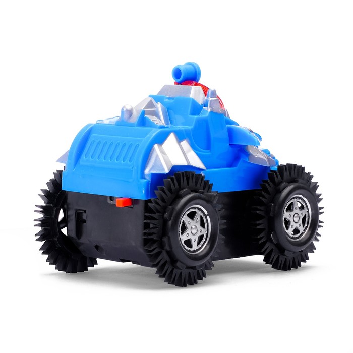 Машина-перевёртыш "Космический десант", работает от батареек, световые эффекты, цвета МИКС