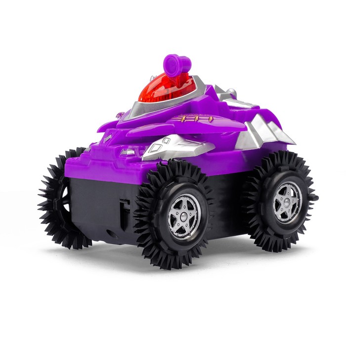 Машина-перевёртыш "Космический десант", работает от батареек, световые эффекты, цвета МИКС