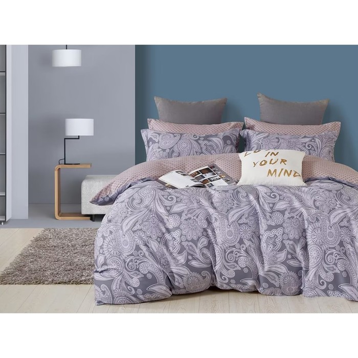 

Постельное бельё евро Satin de Luxe, размер 230x250 см, 200x220 см, 50x70 см - 2 шт, 70x70 см - 2 шт