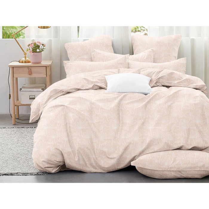 

Постельное бельё Poplin Jacquard евро, размер 220x240 см, 200x220 см, 50x70 см - 2 шт, 70x70 см - 2 шт