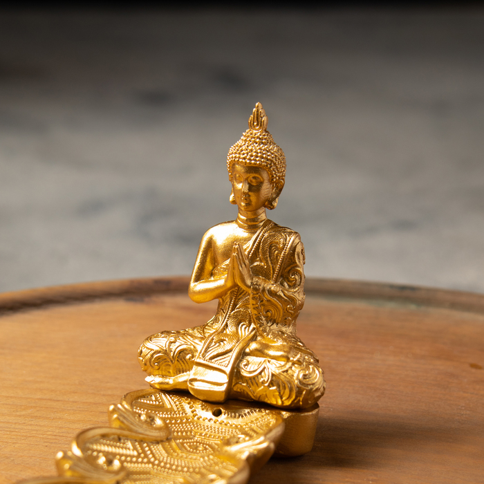 фото Подставка для благовоний "будда", золото take it easy