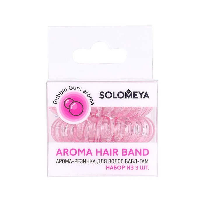 фото Арома-резинка для волос solomeya «бабл-гам», 3 шт
