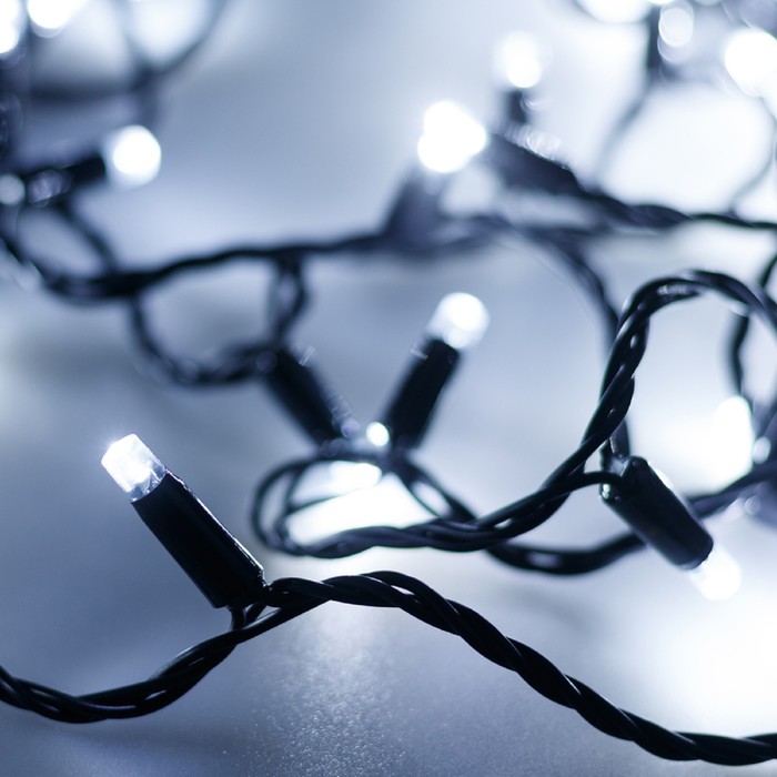 

Гирлянда Arlight «Нить» 10 м, IP65, зелёная каучуковая нить, 100 LED, свечение белое, 220 В