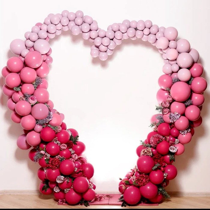 фонтан из воздушных шаров холодное сердце Стойка для воздушных шаров «Сердце»