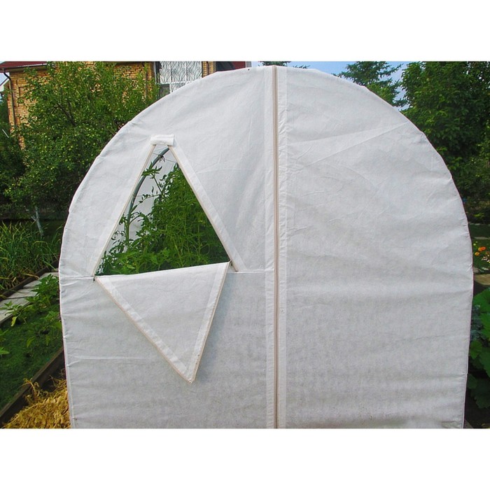 

Теплица, 3.4 × 2 × 2 м, стальной каркас, профиль 20 × 20 мм, спанбонд 80 г/м², «МегаСталь-Сказка»