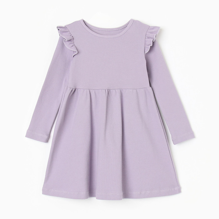 Платье для девочки, цвет лиловый, рост 110-116 см